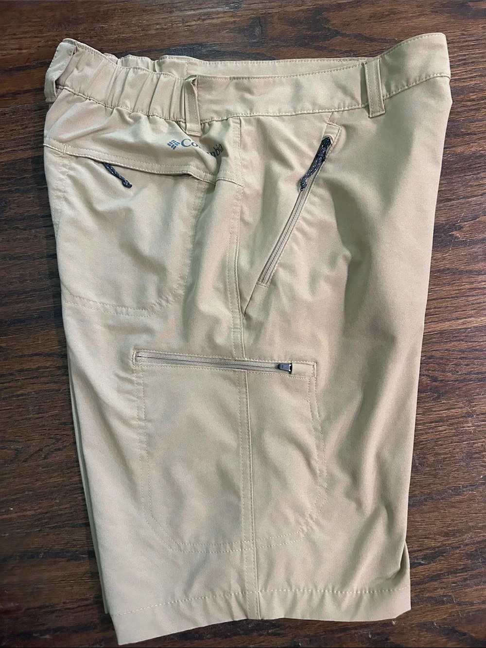 Columbia Shorts Mens 30 Chino Stretch Omni Shade Shield Fir Ridge Tan